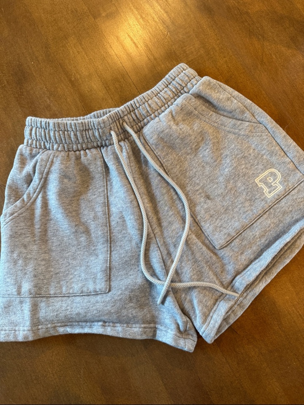 PINK Victoria's Secret Light Gray Athletic Shorts